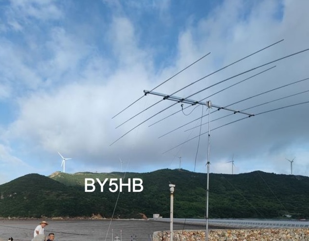 QM307 7-element tri-band Yagi antenna