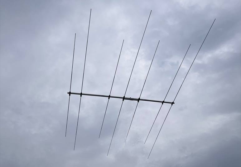 QM207WARC — 7-element dual-band lightweight Yagi (17/12 m)